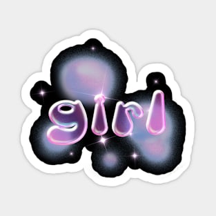 Y2K design 'GIRL' Sticker
